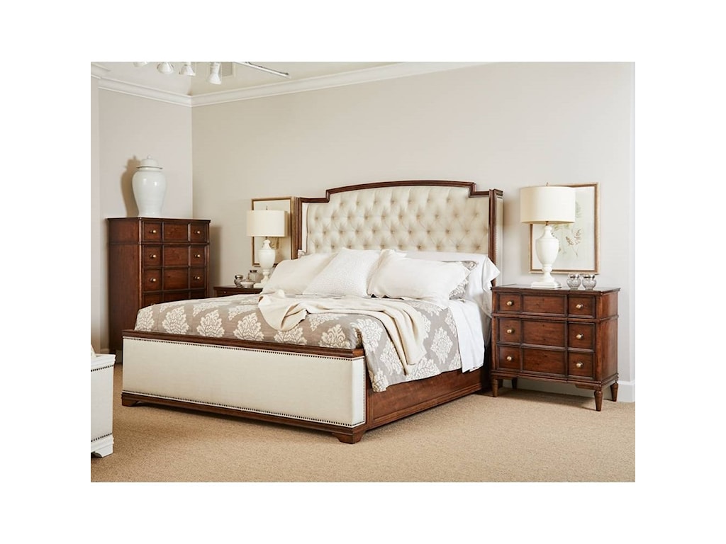 antique stanley furniture queen anne bedroom set